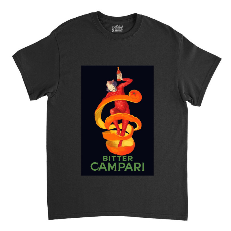 Vintage Bitter Campari Leonetto Cappiello Bitter Campari French Liquor Classic T-shirt by cm-arts | Artistshot