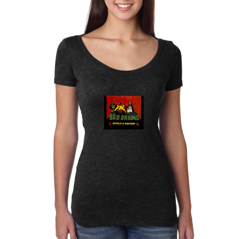 Build A Nation Women's Triblend Scoop T-shirt by ErnestRandall | Artistshot