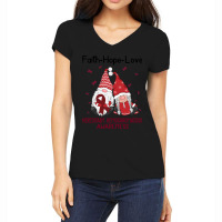 Faith Hope Love Hereditary Hemochromatosis Awareness Women's V-neck T-shirt | Artistshot