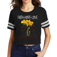 Faith Hope Love Hereditary Hemochromatosis Awareness Scorecard Crop Tee | Artistshot