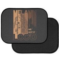 Melanin Drippin We Got It Loc'd Black Afro Natural Hair Rear Car Mat | Artistshot