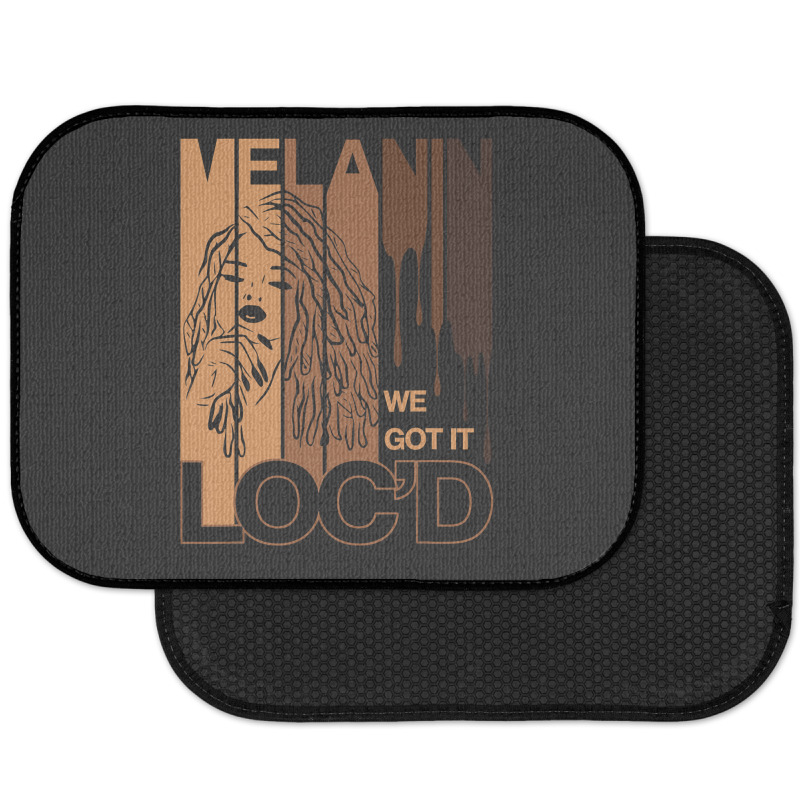 Melanin Drippin We Got It Loc'd Black Afro Natural Hair Rear Car Mat | Artistshot