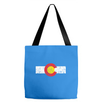 Vintage Colorado Flag Tote Bags | Artistshot