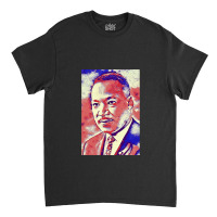 Portrait Of Martin Luther King Jr. Classic T-shirt | Artistshot