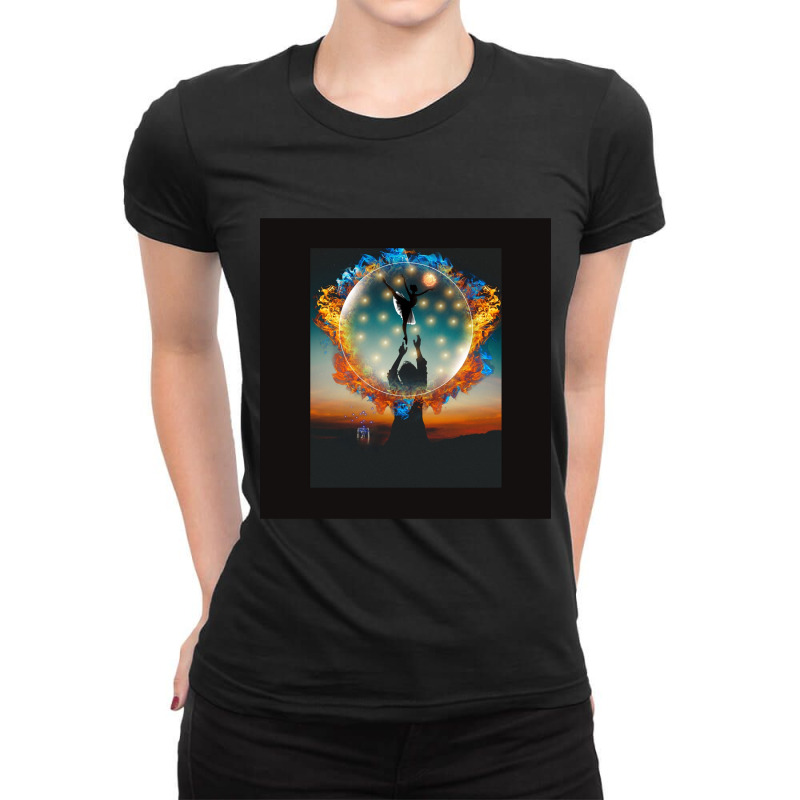 Firefly Festival Chiffon Top Ladies Fitted T-Shirt by THOMASDOUTRE | Artistshot