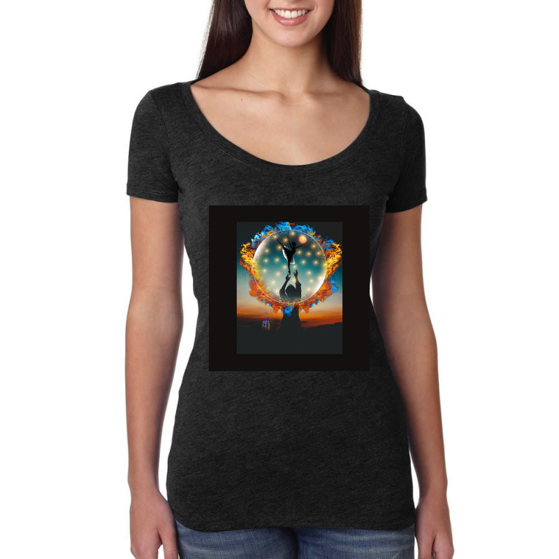 Firefly Festival Chiffon Top Women's Triblend Scoop T-shirt by THOMASDOUTRE | Artistshot