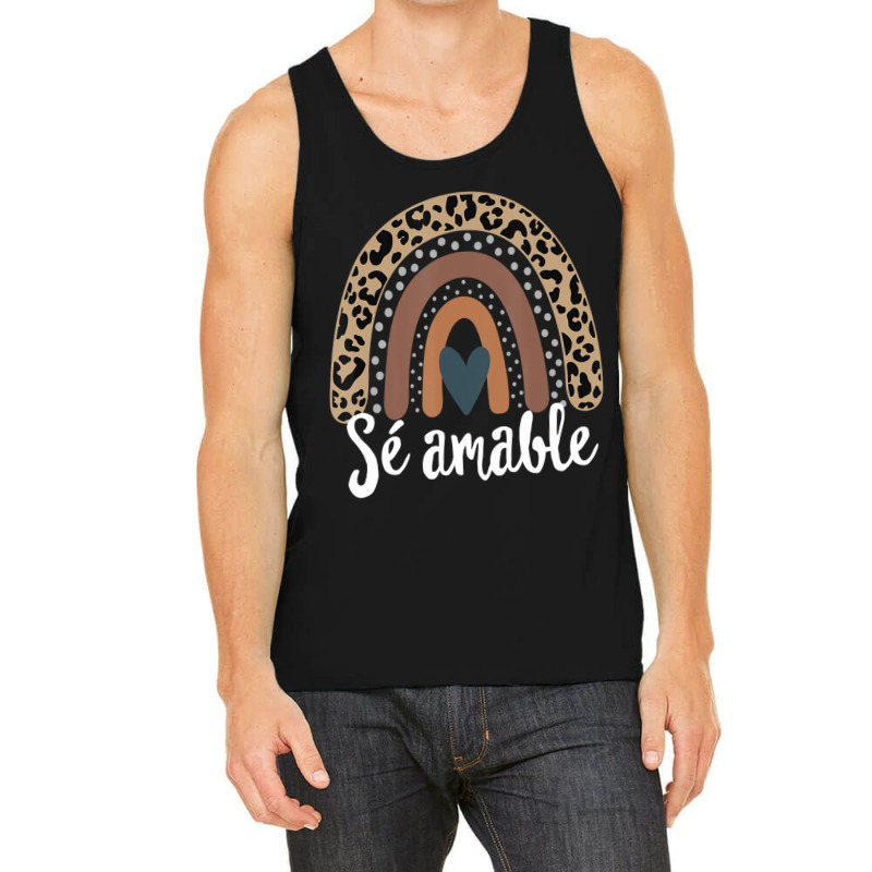 S?? Amable Spanish Bilingual Teacher Be Kind Boho Rainbow Tank Top by cm-arts | Artistshot