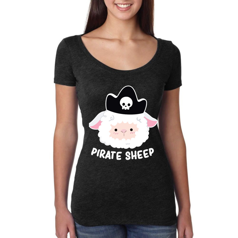 Captain Sheep Lamb So Cute Women's Triblend Scoop T-shirt | Artistshot