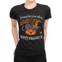 Somali Cat   Cat Lover Not A Wizard Funny Halloween Ladies Fitted T-shirt | Artistshot