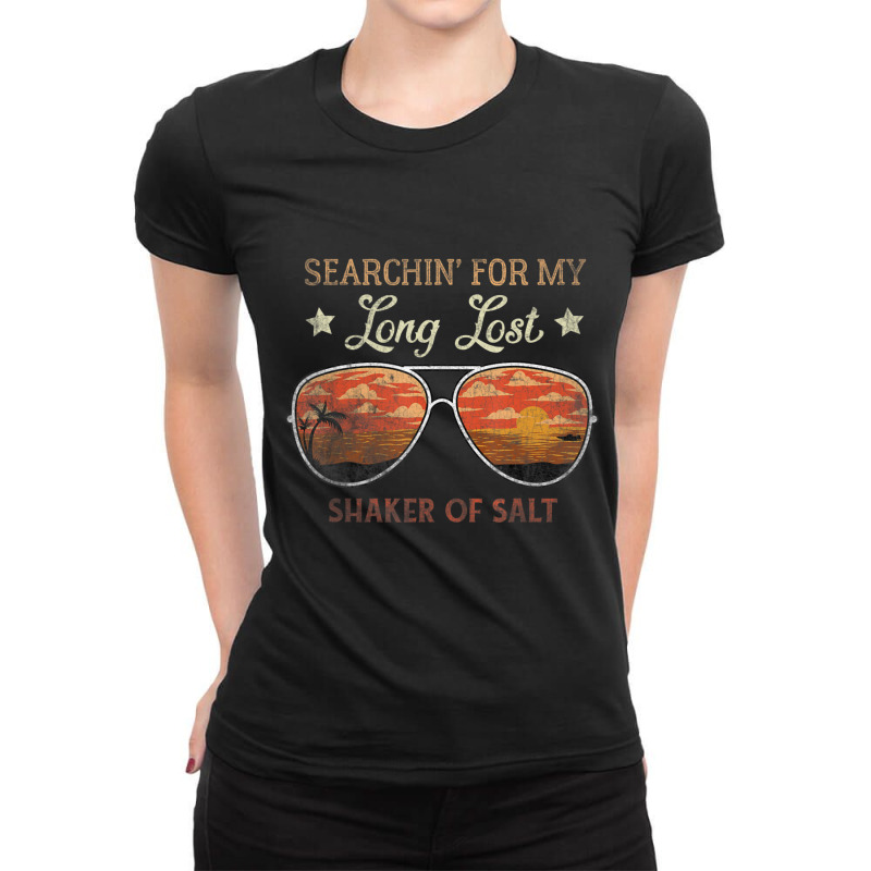 Searching For My Long Lost Shaker Of Salt Summer Ladies Fitted T-Shirt by cm-arts | Artistshot