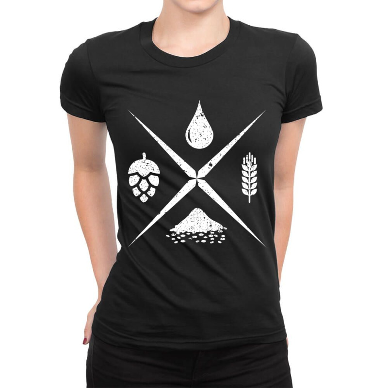 Beer Brewer Craft Beer Homebrew Ipa Ladies Fitted T-Shirt by cm-arts | Artistshot