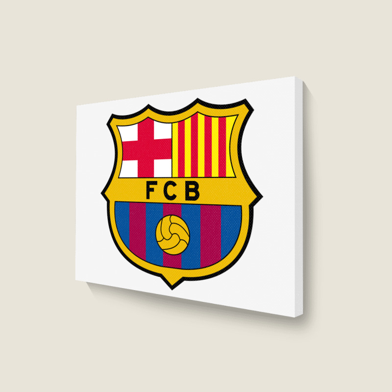 Fc #barcelona Landscape Canvas Print | Artistshot