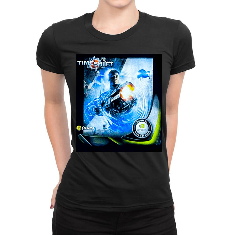 Time Shift Force, The Time Shift Force, Time Shift Force Art, Time Shi Ladies Fitted T-Shirt by cm-arts | Artistshot