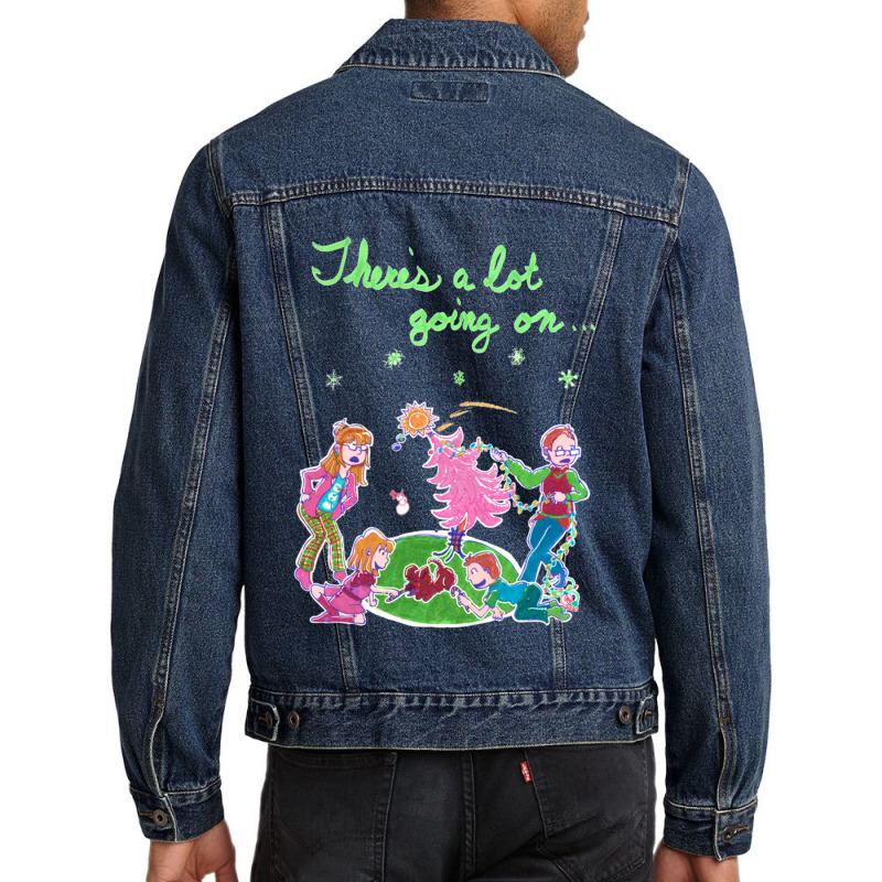 Everything Keeps Happening All The Time Men Denim Jacket | Artistshot