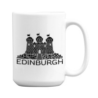 Edinburgh Scotland City Flag United Kingdom 15 Oz Coffee Mug | Artistshot