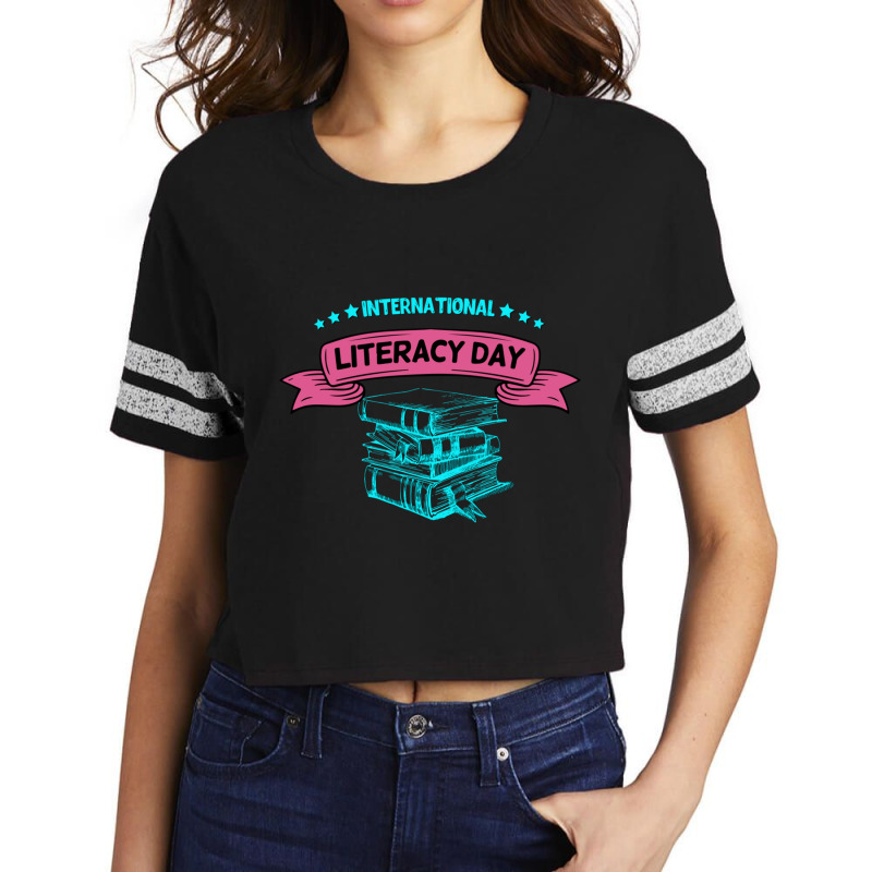 International Literacy Day Scorecard Crop Tee by cm-arts | Artistshot