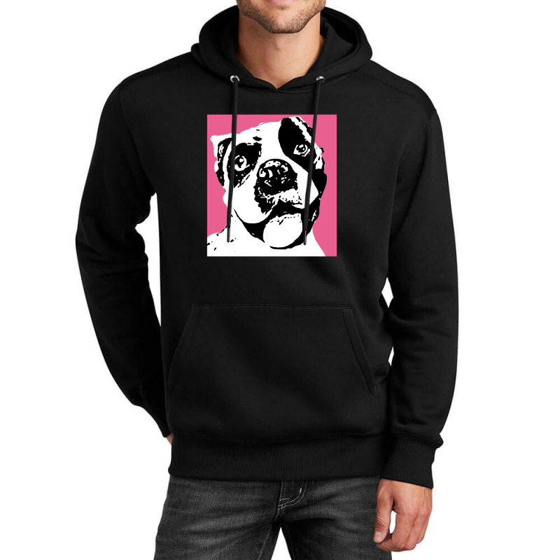 Fawn Boxer Black And White Unisex Hoodie by AngieFurr | Artistshot