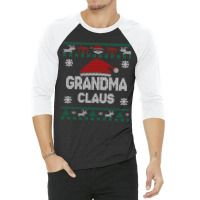 Grandma Ugly Sweater Christmas 3/4 Sleeve Shirt | Artistshot