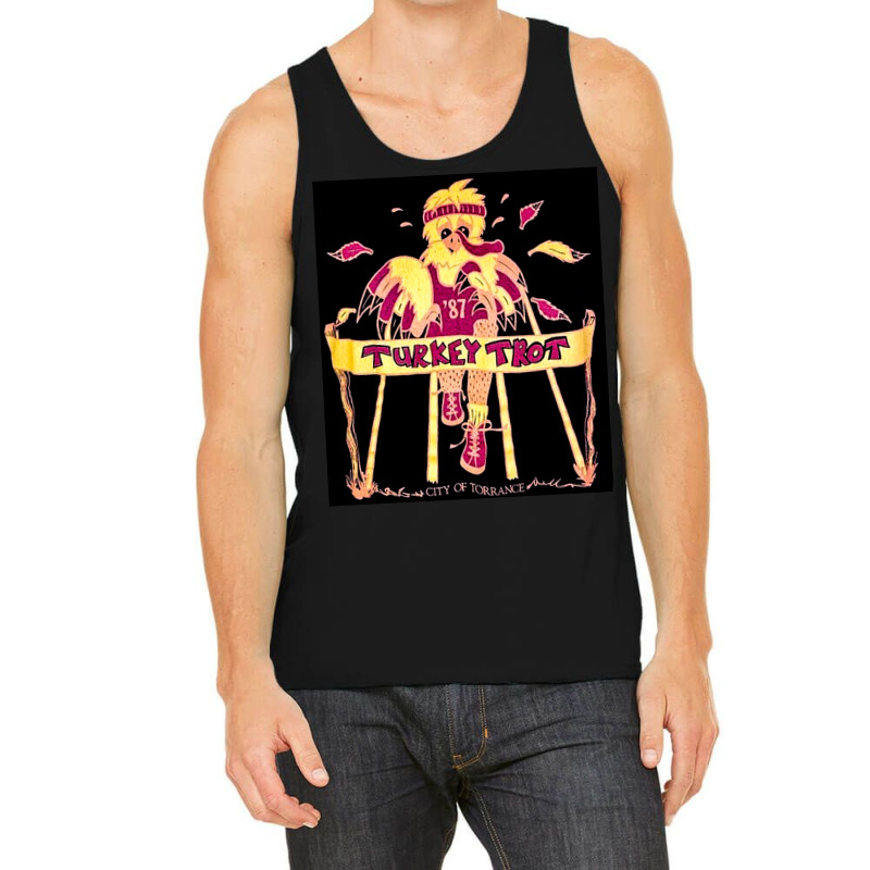 Turkey Trot Fun Run, Turkey Trot Fun Run Art, Turkey Trot Fun Run Vint Tank Top | Artistshot