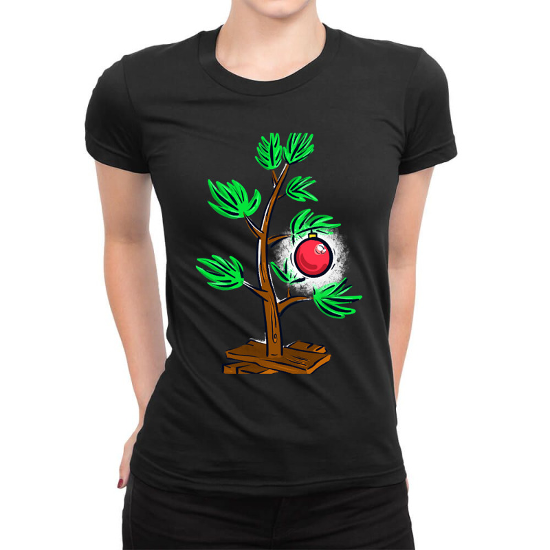 Cb Christmas Tree Ladies Fitted T-shirt | Artistshot