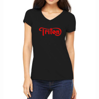 Triton Motorcycles Women's V-neck T-shirt | Artistshot