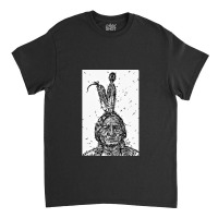 Sitting Bull Ink Portrait.2 Classic T-shirt | Artistshot