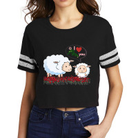 I Love You Mom Withe Cute Scorecard Crop Tee | Artistshot