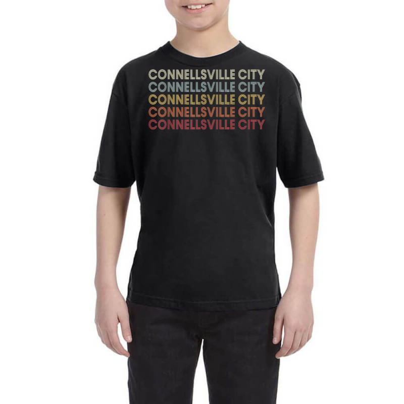 Connellsville City Pennsylvania Connellsville City Pa Retro Youth Tee by Clinical | Artistshot