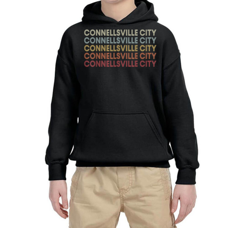 Connellsville City Pennsylvania Connellsville City Pa Retro Youth Hoodie by Clinical | Artistshot