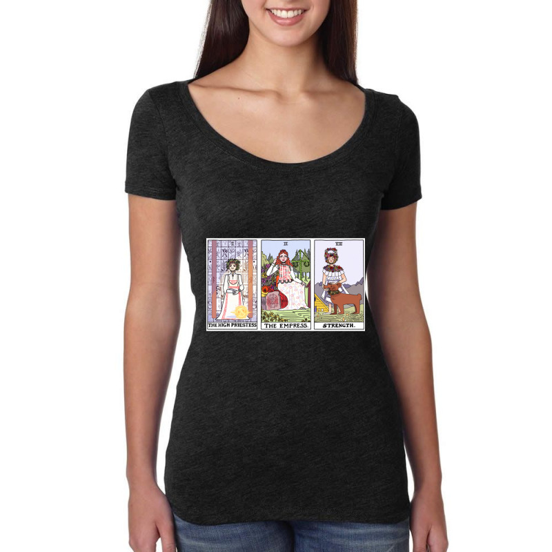 Midsommar Tarot Cards (color Version) Women's Triblend Scoop T-shirt by JACOBMCCOLLUM | Artistshot