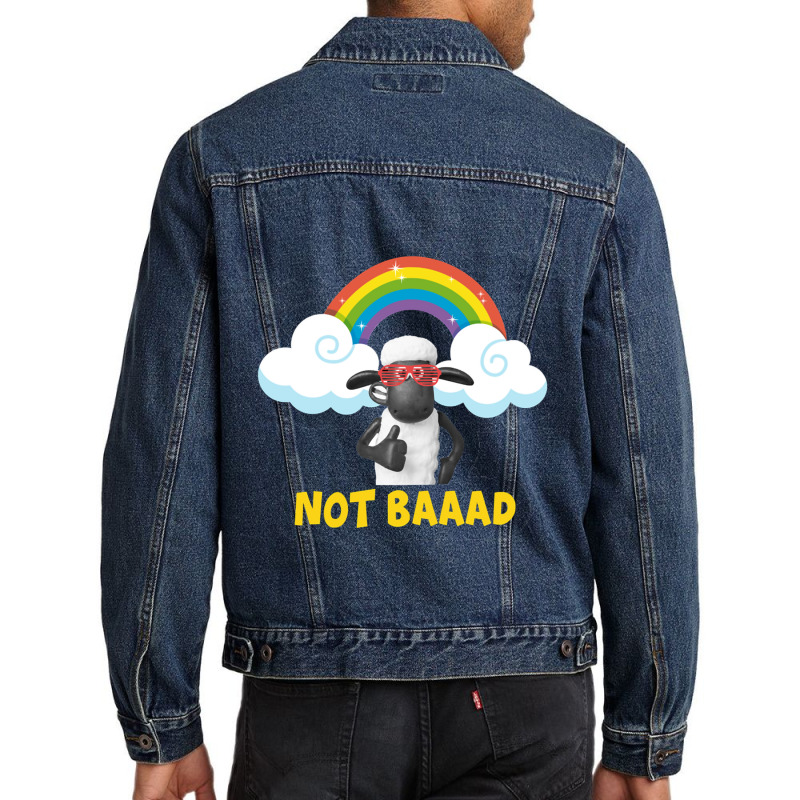 Shaun The Sheep Cloud  Retro Men Denim Jacket | Artistshot