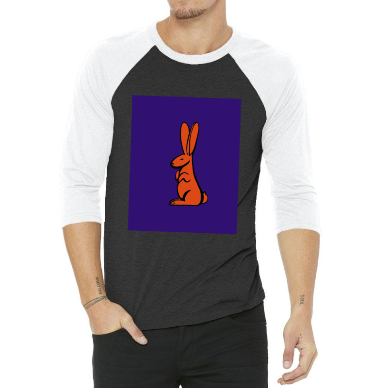 Rabbit With Long Ears 3/4 Sleeve Shirt by CindyBriner | Artistshot