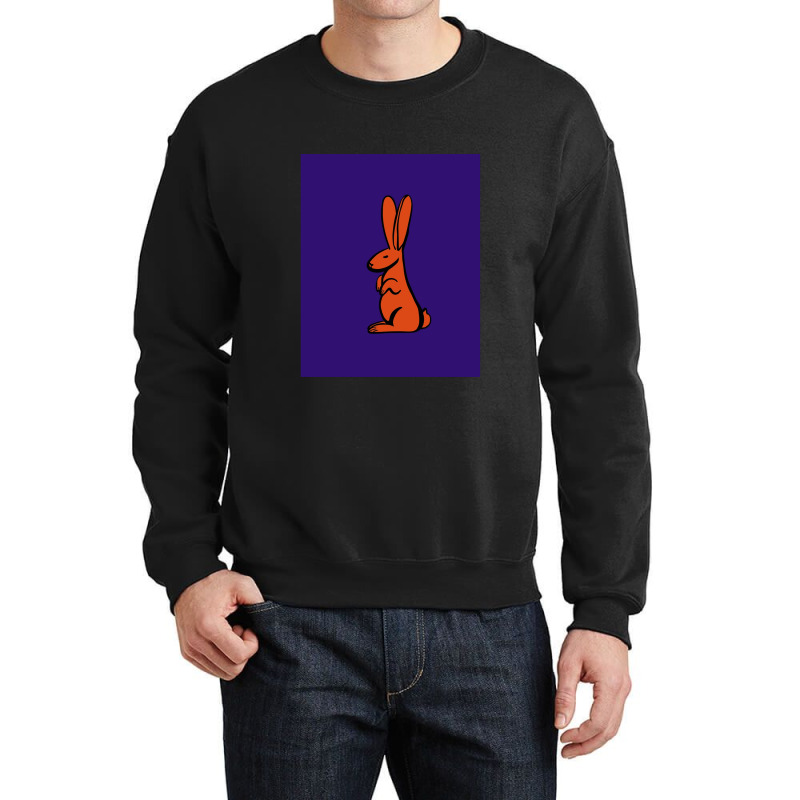 Rabbit With Long Ears Crewneck Sweatshirt by CindyBriner | Artistshot