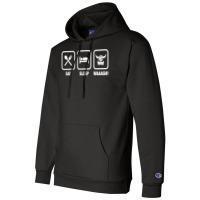 Eat Sleep Waaagh! Orks Warhammer 40k Inspired   Gaming Essential Champion Hoodie | Artistshot