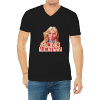 The Bionic Woman, Distressed V-neck Tee | Artistshot