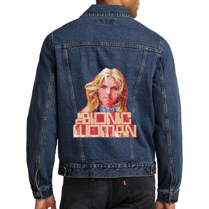 The Bionic Woman, Distressed Men Denim Jacket by ceejayshammah | Artistshot