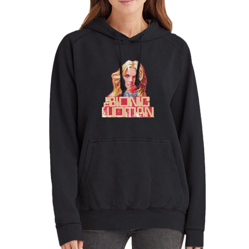 The Bionic Woman, Distressed Vintage Hoodie by ceejayshammah | Artistshot