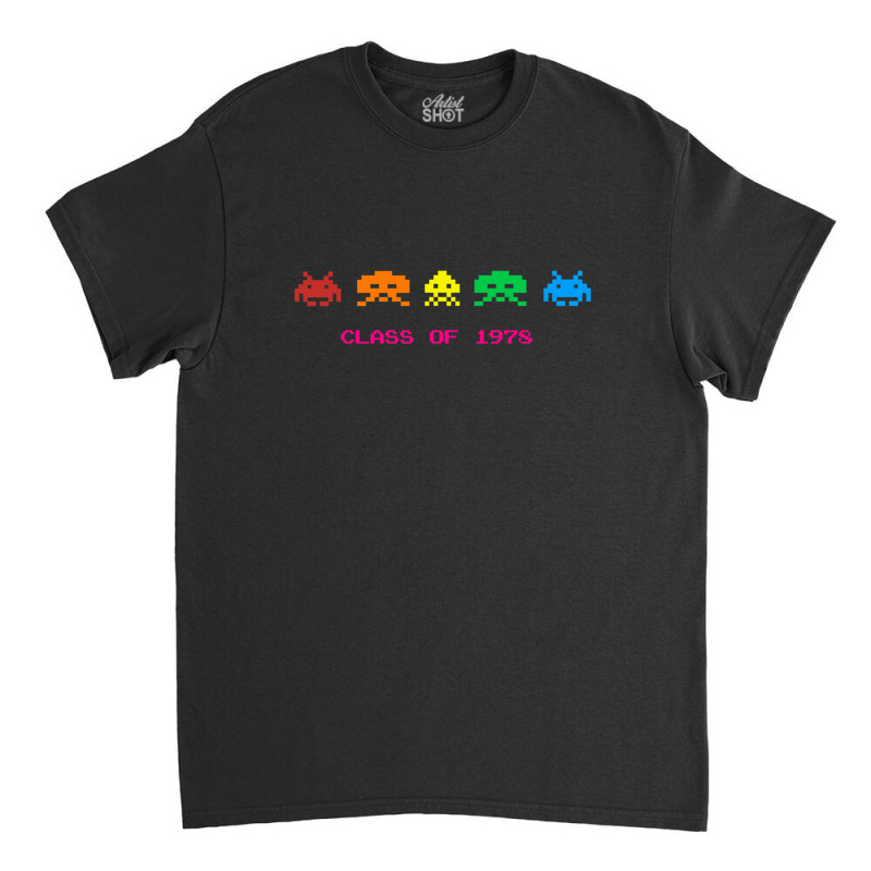 Space Invaders - Class Of 1978 Classic T-shirt by cm-arts | Artistshot