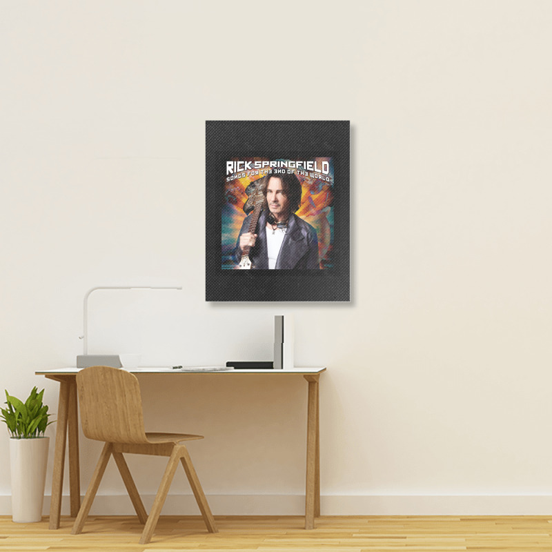 Rick Springfield Portrait Canvas Print | Artistshot