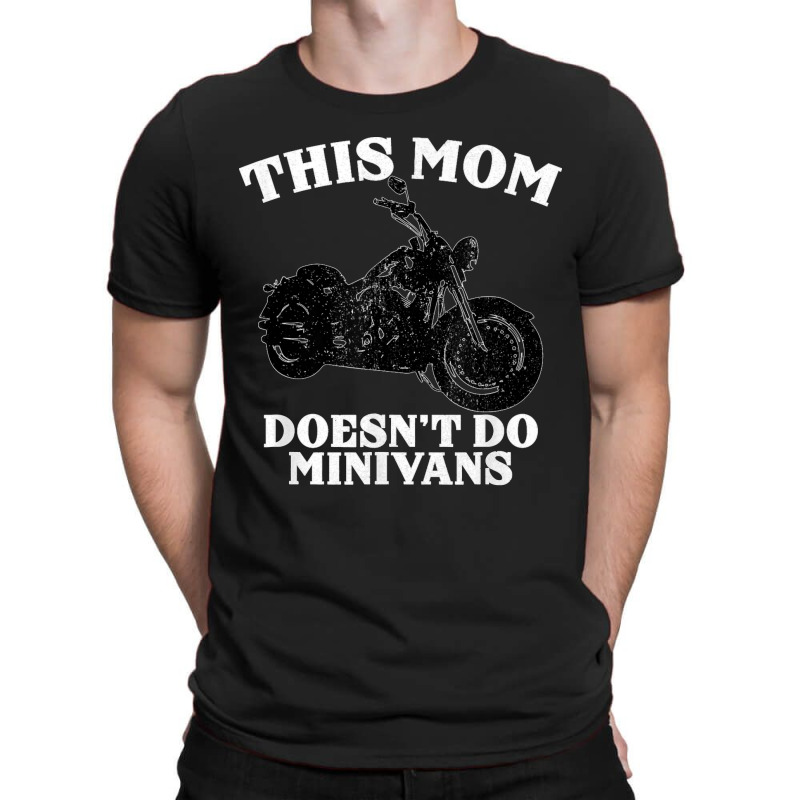 Funny Motorcycle Mom Biker Minivan Mother's Day Motor Bike T-Shirt by cm-arts | Artistshot