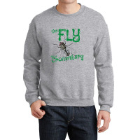 The Fly Distressed Crewneck Sweatshirt | Artistshot