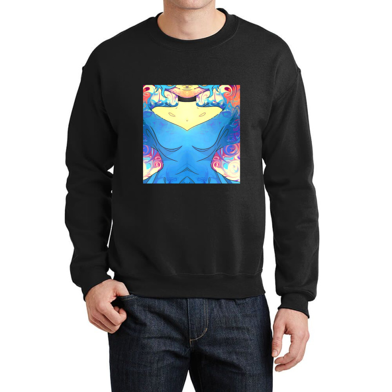 Aesthetic Glitch Girl Crewneck Sweatshirt | Artistshot