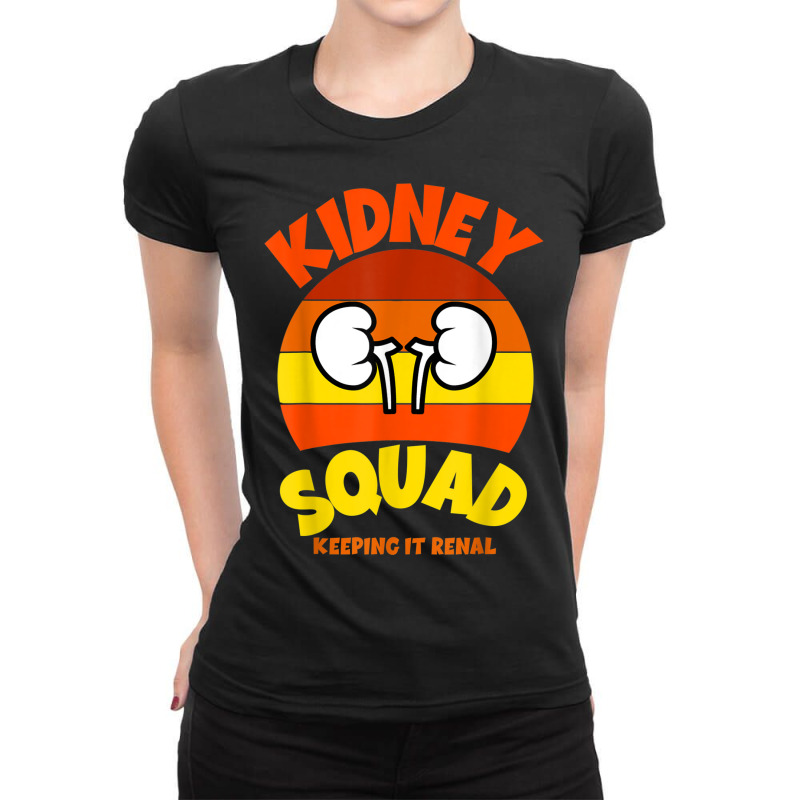 Dialysis Technician Thanksgiving Nephrology Nurses Kidney Ladies Fitted T-Shirt by Fashzilla | Artistshot