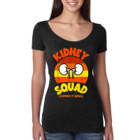 Dialysis Technician Thanksgiving Nephrology Nurses Kidney Women's Triblend Scoop T-shirt | Artistshot