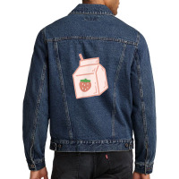 Aesthetic Milk Carton Aesthetic Pastel Milk Carton Men Denim Jacket | Artistshot