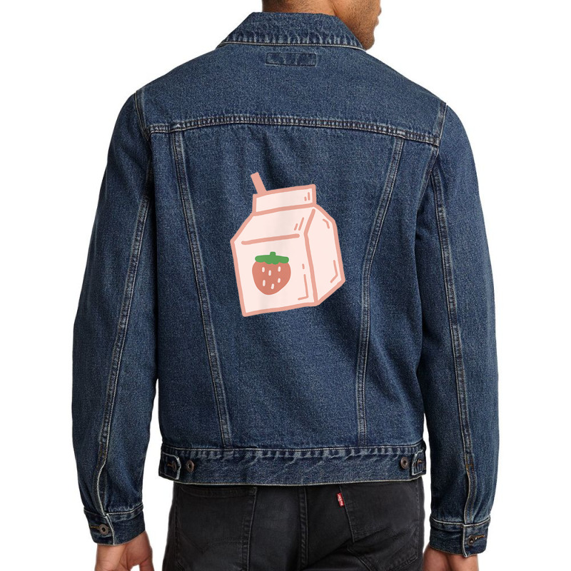 Aesthetic Milk Carton Aesthetic Pastel Milk Carton Men Denim Jacket by Aaronnderouin | Artistshot