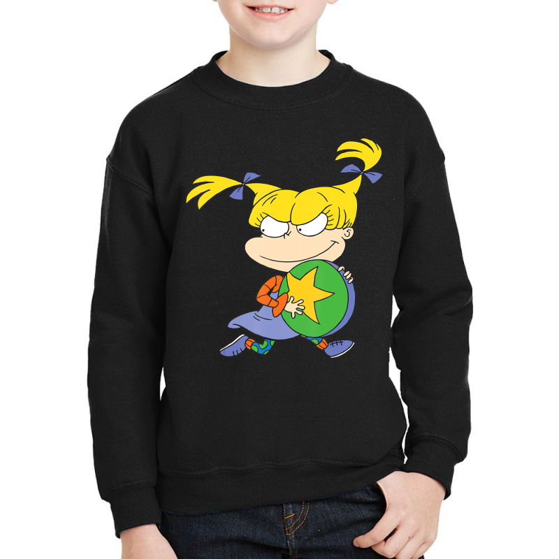 Angelica Running Away With Ball Youth Sweatshirt by cm-arts | Artistshot