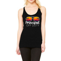 Principal Off Duty Sunglasses Beach Sunset Racerback Tank | Artistshot