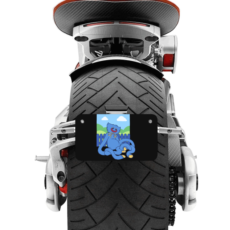 Poppy Playtime   (4) Motorcycle License Plate by cm-arts | Artistshot