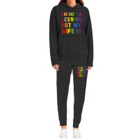 Lgbt Trans Pride I'm Not A Lesbian But My Wife Hoodie & Jogger Set | Artistshot